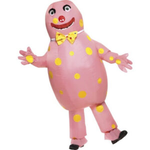 Smiffy's Mr. Blobby Inflatable Costume & Gloves - Adult Men's Outfit
