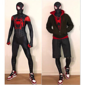Miles Morales Spider-Man Costume - Into the Spider-Verse Kids/Adult