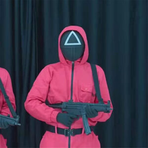 Squid Game Cosplay Costume Jumpsuit with Belt - Halloween Ready