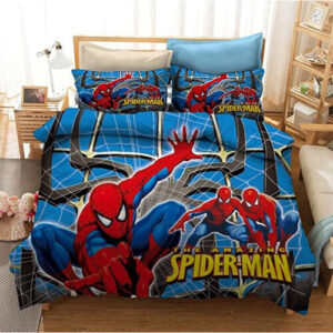 Spiderman Bedding Duvet Cover Set - King, Twin/Full for Kids Room