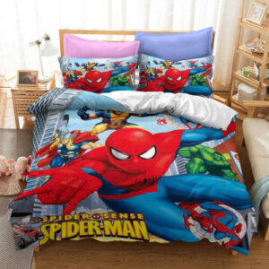 Spiderman Bedding Twin Full Duvet Cover Set - Style 13 Kids