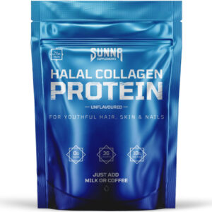 Sunna Supplements Halal Bovine Collagen Protein Powder, Premium