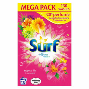 Surf Mega Pack 130 Washes Washing Powder Tropical Lily & Ylang Ylang