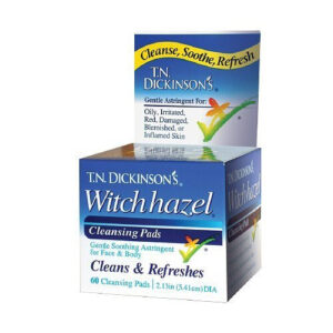 T.N. Dickinsons Hazelets Witch Hazel Pads - 60 Ea - Facial Toner