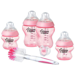 Tommee Tippee Closer to Nature Bottle Starter Kit - Pink for Infants