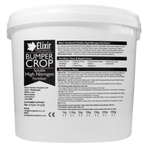 Bumper Crop High Nitrogen Fertilizer NPK 4-1-2, 5kg Tub for Gardens