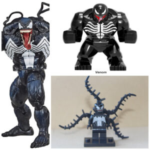 Venom Mini Toy Action Figures Fit LEGO Spiderman Avengers Superhero