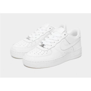 Nike Air Force 1 Low Kids Shoes White/Black Size 6 - Classic Youth