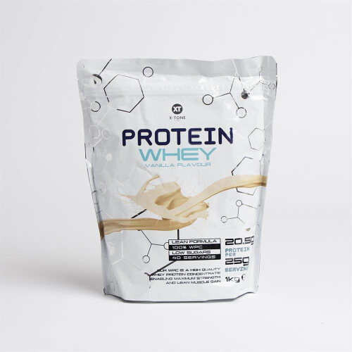 X-Tone Protein Whey Powder 1kg - Vanilla, High Protein Blend